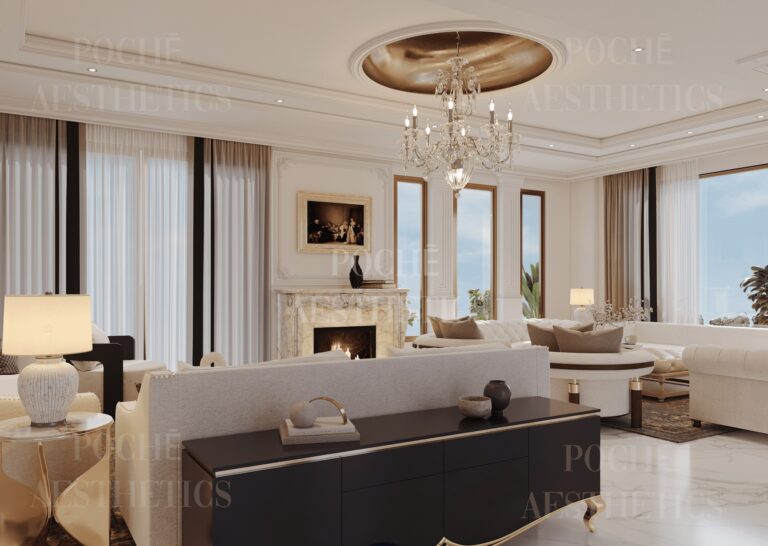 Drawing Room View — Maison 50 by Pochē Aesthetics, Delhi NCR