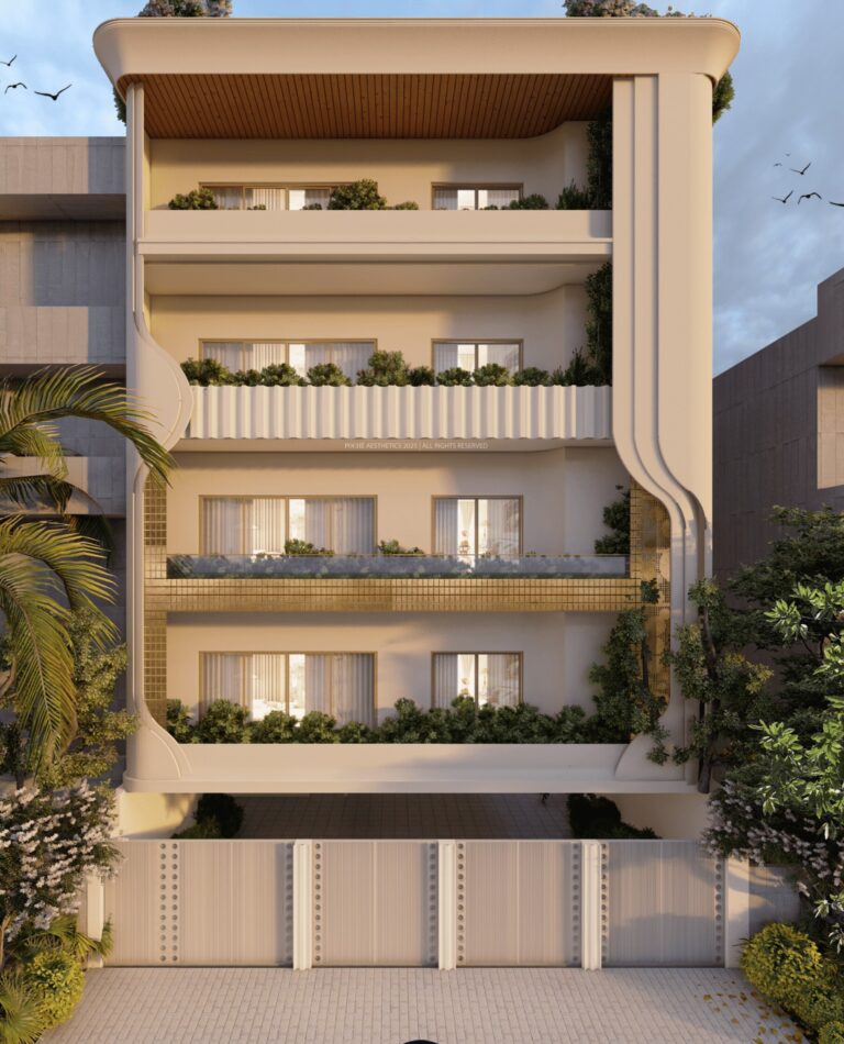 Front Elevation View — Maison 06 by Pochē Aesthetics, Delhi NCR