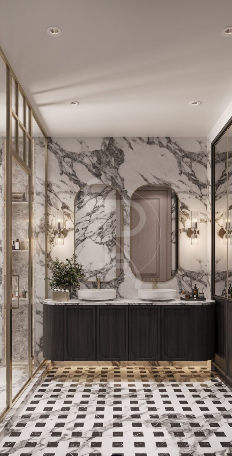 Master Bath 01 — Maison 06 by Pochē Aesthetics, Delhi NCR